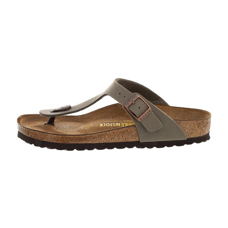 Birkenstock Gizeh BS Nubuk Stone 043391 (BK29-a) kingad