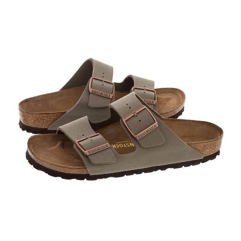Birkenstock Arizona BF Nubuk Stone 151213 (BK19-b) Naiste kingad/klappide klapid