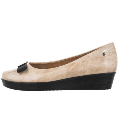 Maciejka Beżowe Lakierowane 01942-04/00-5 (MA78-e) baleriinid