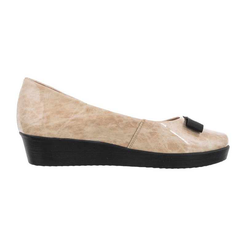 Maciejka Beżowe Lakierowane 01942-04/00-5 (MA78-e) baleriinid