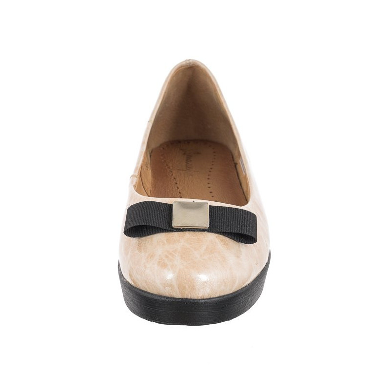 Maciejka Beżowe Lakierowane 01942-04/00-5 (MA78-e) baleriinid