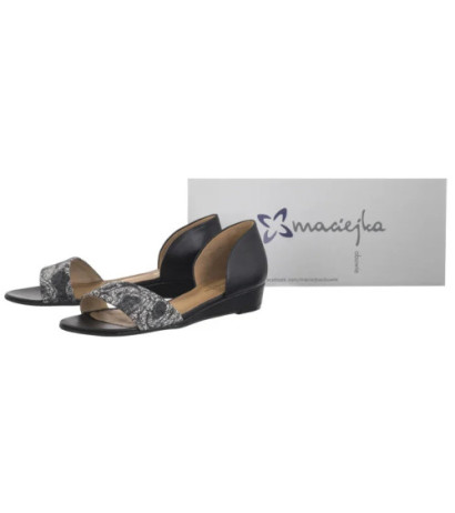 Maciejka Czarno-Beżowe 01971-70/00-1 (MA66-b) sandaalid