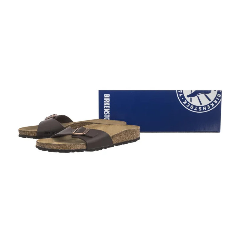 Birkenstock Madrid Dark Brown 0040393 (BK24-e) Naiste kingad/klappide klapid