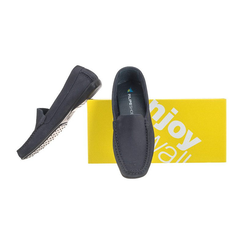 Filipe Granatowe 3031 Nobuck 7 Marinho (FP16-a) kingad