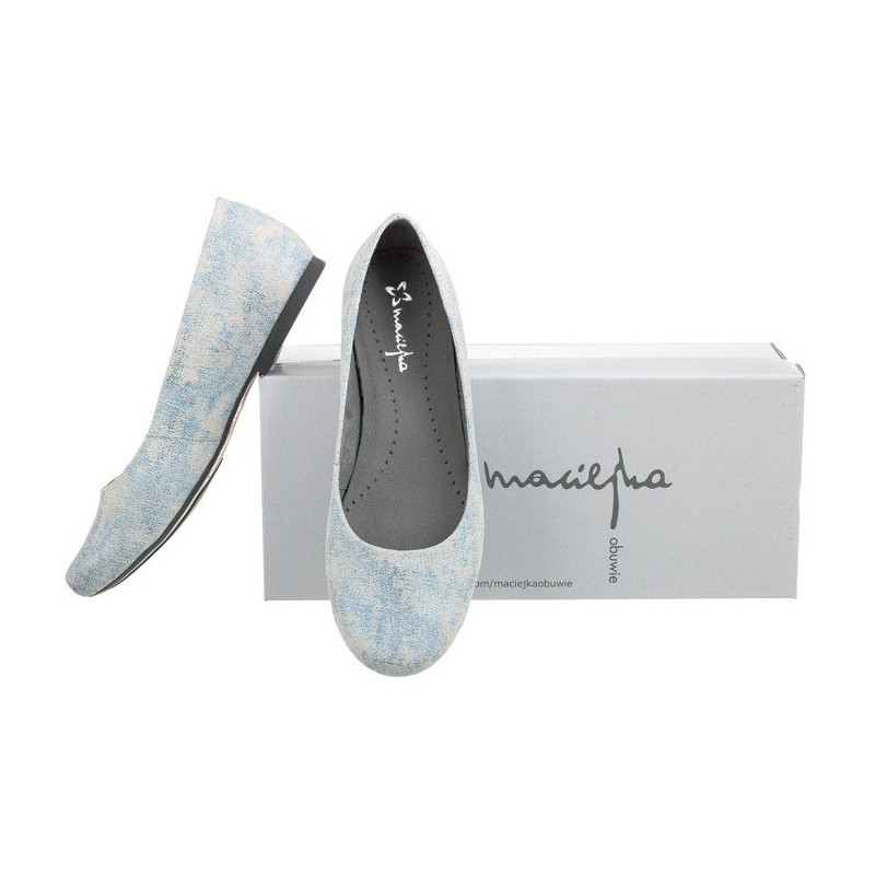 Maciejka Beżowe/Błękitne 00903-14/00-5 (MA193-c) baleriinid