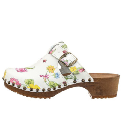 Buxa Białe PE15 Gucci Kwiatki Motyw (BX11-a) Naiste kingad/klappide klapid