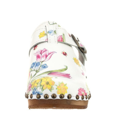 Buxa Białe PE15 Gucci Kwiatki Motyw (BX11-a) Naiste kingad/klappide klapid