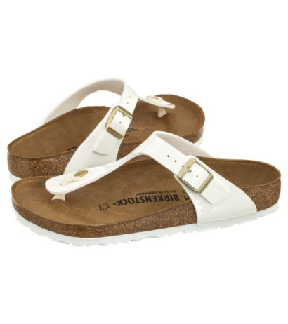 Birkenstock Gizeh BS Patent White 1005299 (BK51-b) kingad