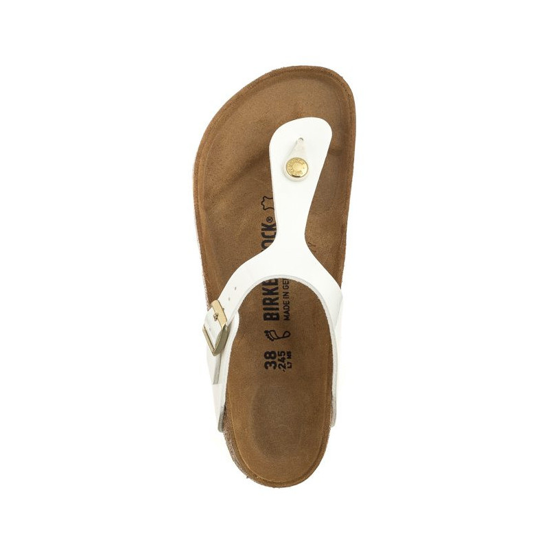 Birkenstock Gizeh BS Patent White 1005299 (BK51-b) kingad