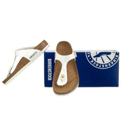 Birkenstock Gizeh BS Patent White 1005299 (BK51-b) kingad