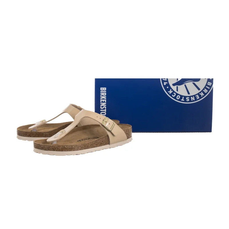Birkenstock Gizeh Patent Patent Sand 1013075 (BK51-f) kingad