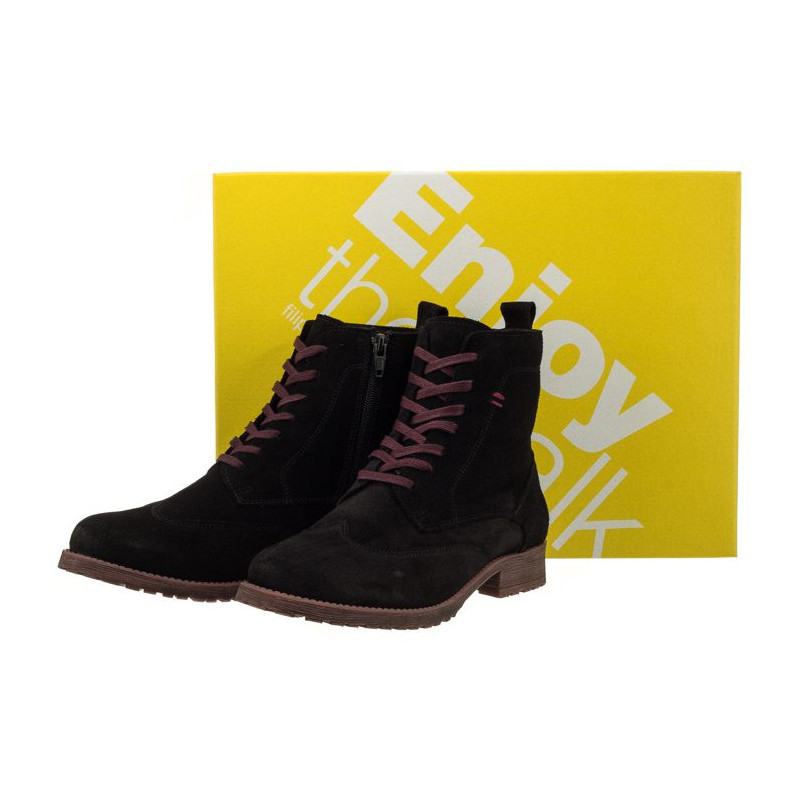 Filipe Czarne 9805 Suede Black (FP22-a) kingad