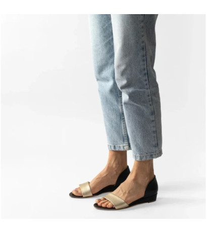 Maciejka Czarne/Złote 01971-46/00-5 (MA346-b) sandaalid