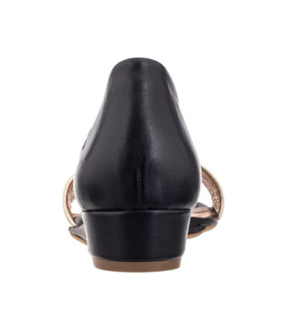 Maciejka Czarne/Złote 01971-46/00-5 (MA346-b) sandaalid