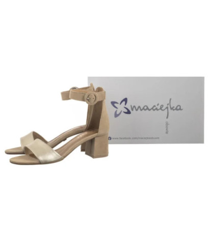 Maciejka Beżowe+Złoto 04141-51/00-5 (MA489-g) kingad