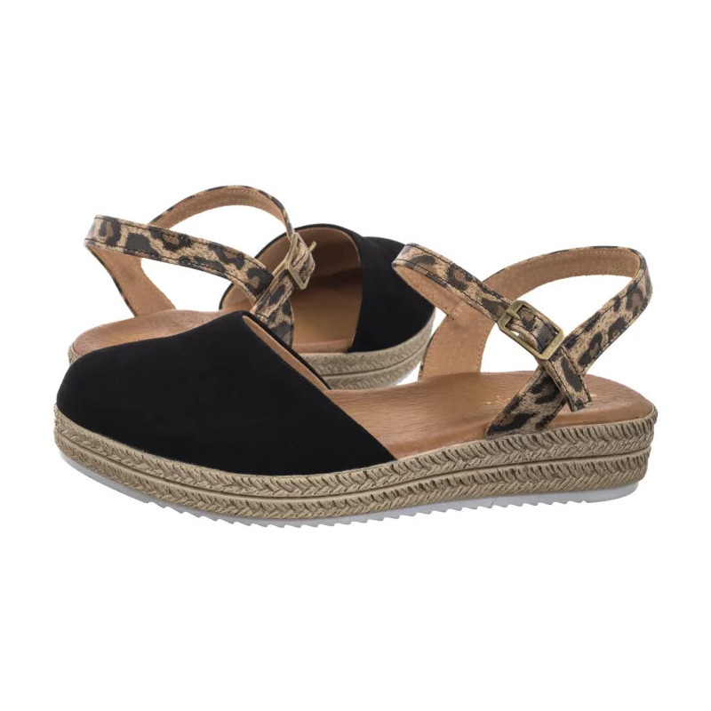 Maciejka Czarne w Panterkę 03065-20/00-5 (MA472-g) sandaalid