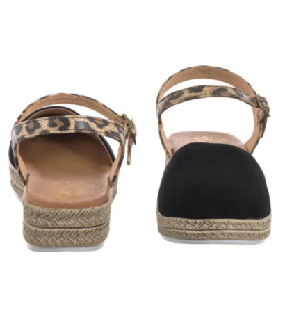 Maciejka Czarne w Panterkę 03065-20/00-5 (MA472-g) sandaalid