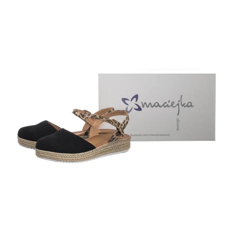 Maciejka Czarne w Panterkę 03065-20/00-5 (MA472-g) sandaalid