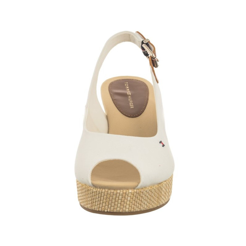 Tommy Hilfiger Iconic Elba Sling Back Wedge FW0FW04788 YBL Ecru (TH122-f) kingad