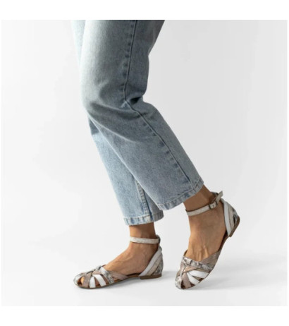 Maciejka Złoto-Białe 01924-48/00-5 (MA600-j) sandaalid