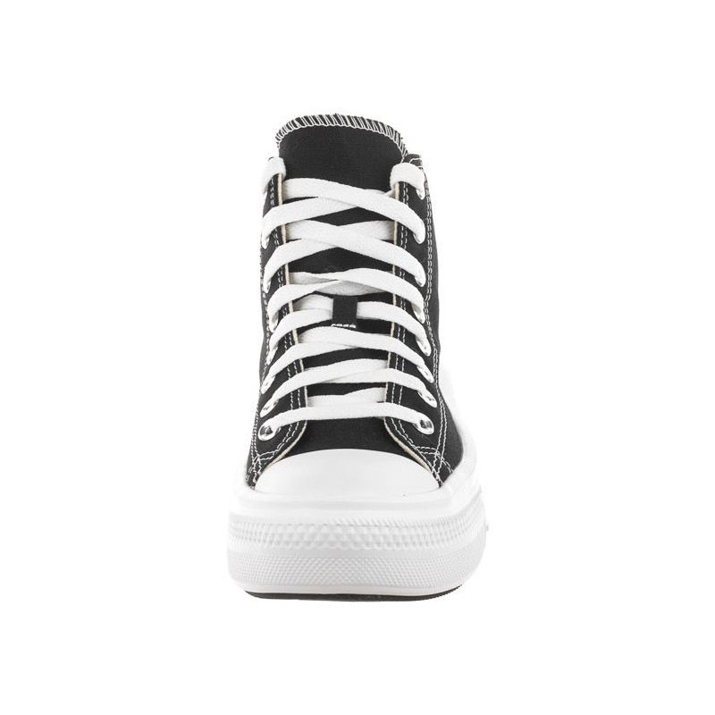 Converse CT All Star Move Hi Black/Natural Ivory/White 568497C (CO448-a) kingad