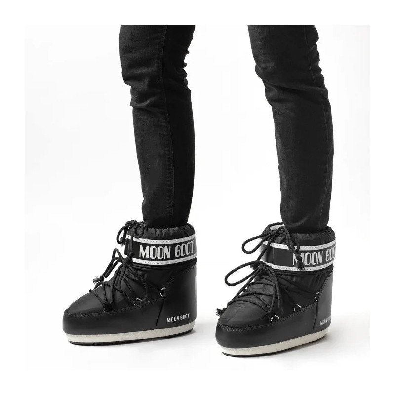 Moon Boot Icon Low Nylon Black 1409340 N001 (MB46-a) kingad