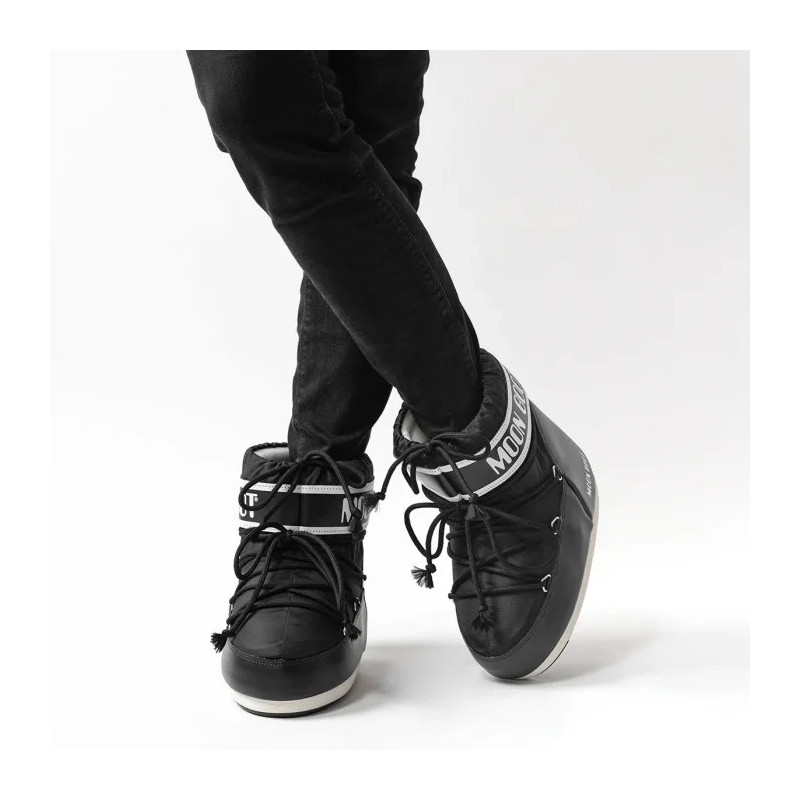 Moon Boot Icon Low Nylon Black 1409340 N001 (MB46-a) kingad