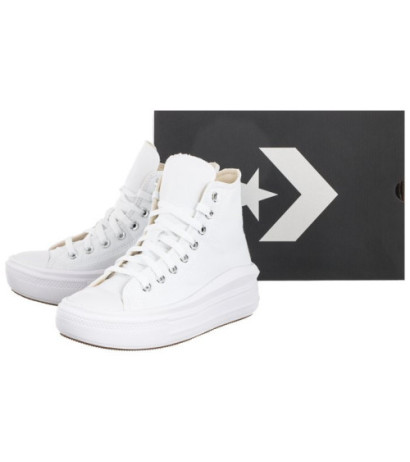 Converse CT All Star Move Hi White/Natural Ivory/Black 568498C (CO448-b) kingad