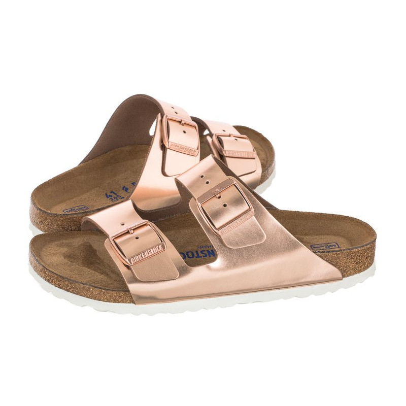 Birkenstock Arizona BS Soft Footbed Metallic Copper 0952093 (BK145-a) Naiste kingad/klappide klapid