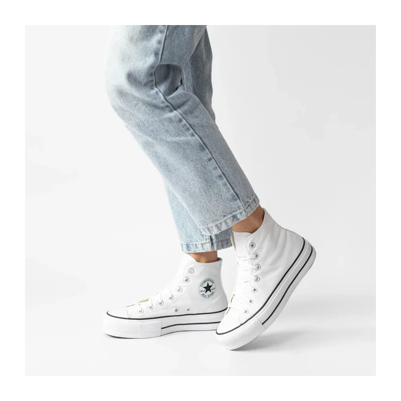 Converse CT All Star Lift Hi White/Black 560846C (CO468-a) kingad