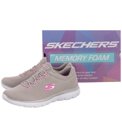 Skechers Summits Gray/Hot Pink 12985/GYHP (SK81-b) spordijalatsid