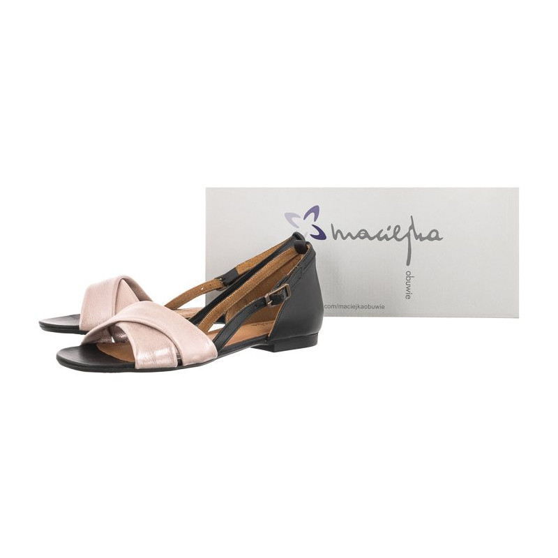 Maciejka Czarne/Różowe 04614-15/00-5 (MA732-a) sandaalid