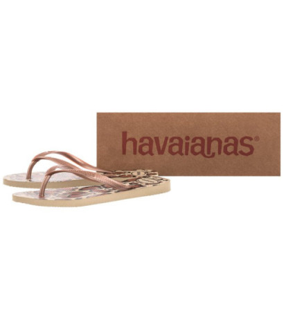 Havaianas Slim Animals FC Sand Grey/Rose Go 4103352-4879 (HI34-a) kingad