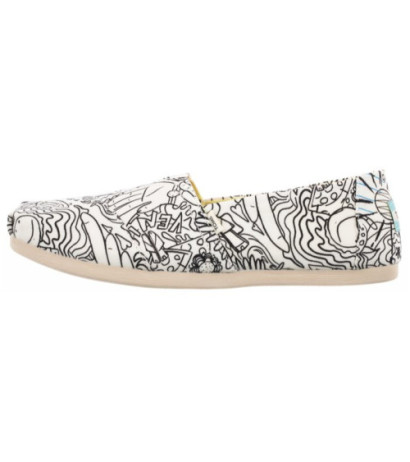 Toms Alpargata White Coloring Book Print 10016257 (TS18-a) kingad