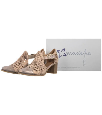 Maciejka Beżowe/Złote 04962-43/00-5 (MA764-d) kingad