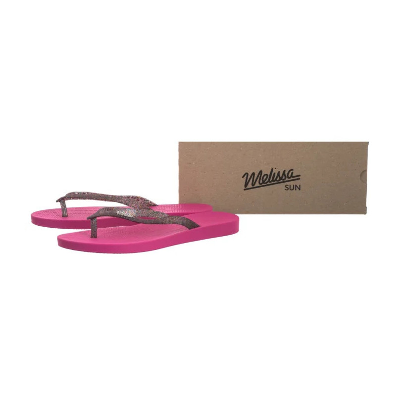 Melissa Sun Flip Flop AD 33493/54085 Pink/Clear Glitter (ML212-d) kingad