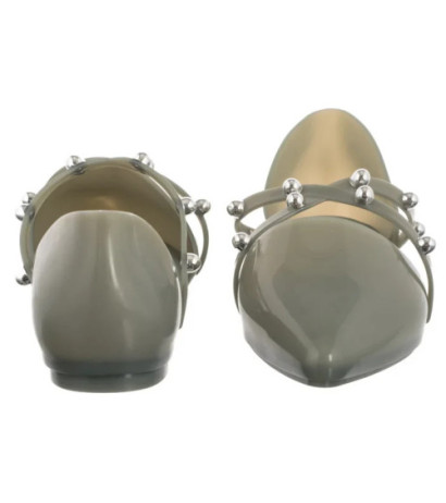 Melissa Pointy Stripe AD 33321/50857 Green/Silver  (ML206-c) sandaalid