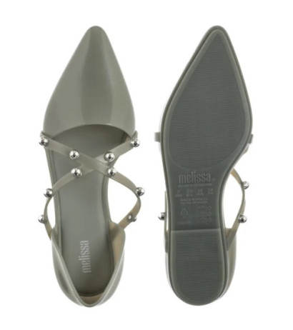 Melissa Pointy Stripe AD 33321/50857 Green/Silver  (ML206-c) sandaalid