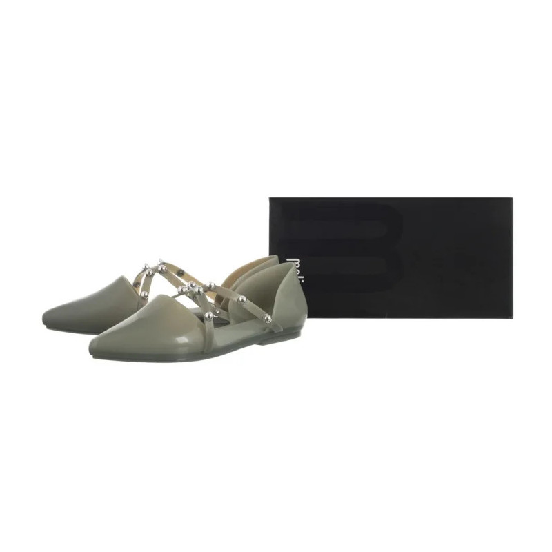 Melissa Pointy Stripe AD 33321/50857 Green/Silver  (ML206-c) sandaalid