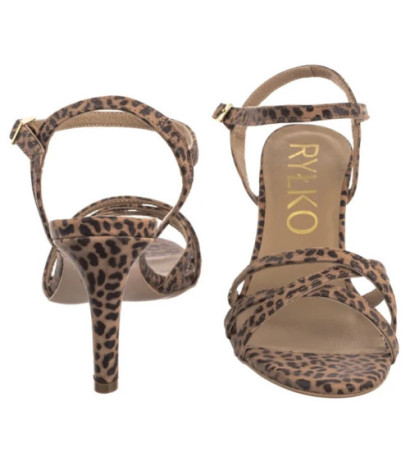 Ryłko Brązowe Panterka 7NFN8_T1 _5TS (RY303-e) kõrged kontsad