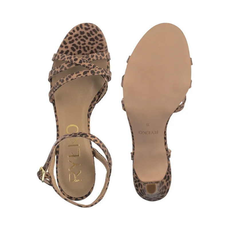 Ryłko Brązowe Panterka 7NFN8_T1 _5TS (RY303-e) kõrged kontsad