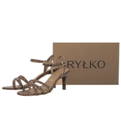 Ryłko Brązowe Panterka 7NFN8_T1 _5TS (RY303-e) kõrged kontsad