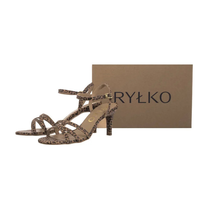 Ryłko Brązowe Panterka 7NFN8_T1 _5TS (RY303-e) kõrged kontsad