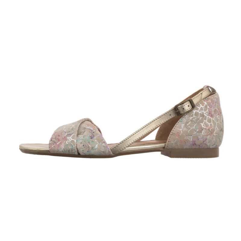 Maciejka Beżowe w Kwiatki 04614-22/00-5 (MA732-g) sandaalid