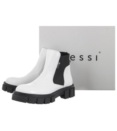 Nessi Białe Lakierowane 21095 711 (NE250-b) kingad