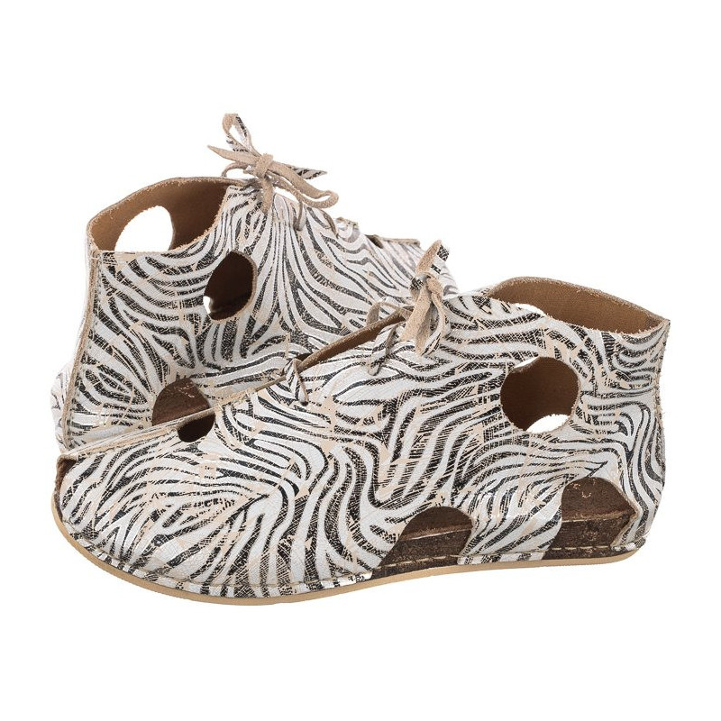 Maciejka Beżowe/Czarne 03426-22/00-6 (MA853-a) kingad