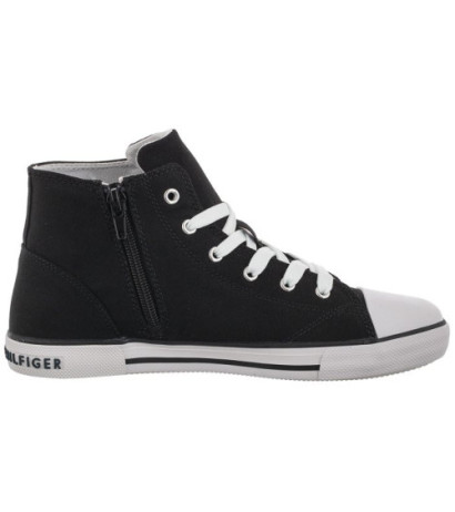 Tommy Hilfiger High Top Lace-Up Sneaker Black T3X4-32209-0890 999 (TH422-b) kingad