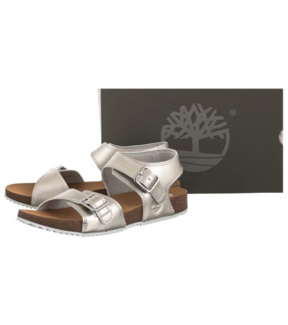Timberland Castle Island Backstrap Silver Metallic 0A4341 040 (TI97-a) sandaalid