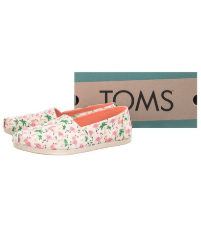Toms Alpargata Natural Hawaiian Flamingos Print 10017798 (TS27-a) kingad