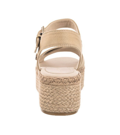 Tommy Hilfiger Shiny Touches Flatform Wedge Light Gold FW0FW06245 0LJ (TH480-a) kingad